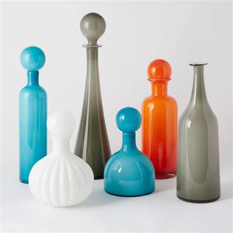 Mid Century Glass Vases West Elm