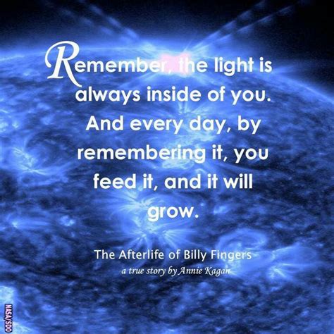 Remember The Light Is Always Inside Of You And Every Day By