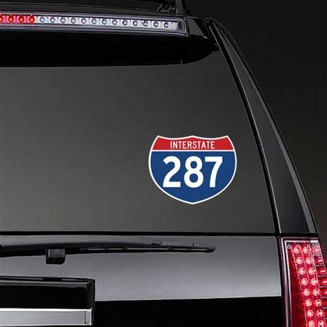Interstate 287 Sign Sticker