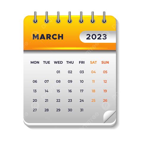 Gambar Maret 2023 Kalender 3d Maret 2023 Kalender 2023 Maret Png Dan