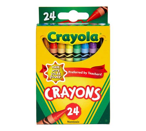 Crayola Box Colored Crayons Specialty Shop