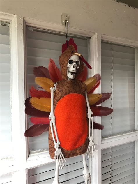 Mini skeleton Thanksgiving turkey costume | Thanksgiving turkey costume