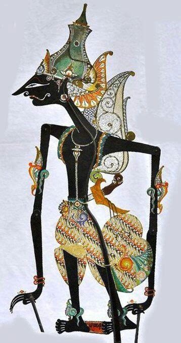Lukisan Batik Wayang Kulit Sue Skinner