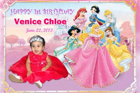Venice 1st Birthday Disney Princess Cebu Balloons And Party Supplies
