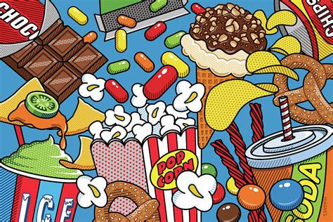 Movie Night Snacks Digital Art By Ron Magnes Pixels