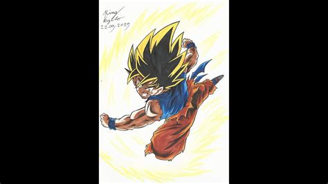 Do you like this video? Drawing Goku Rage Dragon Ball Super Broly style - YouTube