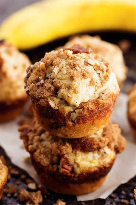 Run a butter knife around edges of loaf, then carefully invert onto a plate (some streusel will fall off; Banana Bread Streusel Muffins | The Recipe Critic