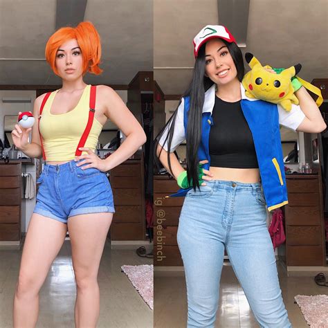Misty And Ashley Ketchum Cosplays Pokemon