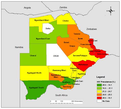 Ijerph Free Full Text Spatial Analysis Of Hiv Infection And Associated Risk Factors In Botswana
