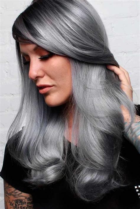 Fashionable Looks For Gray Hair Anyone Will Adore See More Lovehairstyles Com