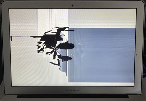Macbook Air Cracked Screen Repair A1466 Model