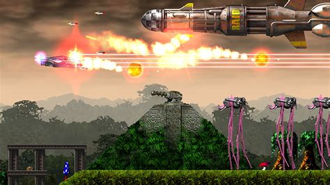 Side Scrolling Shooter Jetsnguns Released On Switch