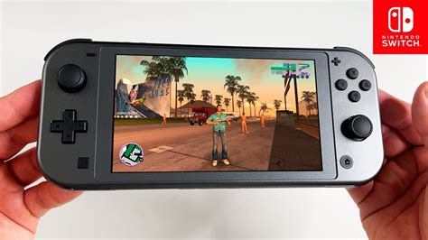 Gta Vice City Gameplay On Nintendo Switch Lite Trilogy Definitive