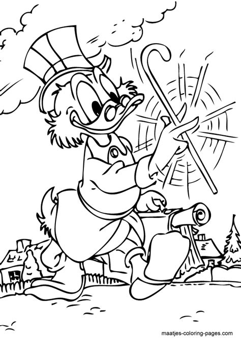 Scrooge Mcduck coloring page