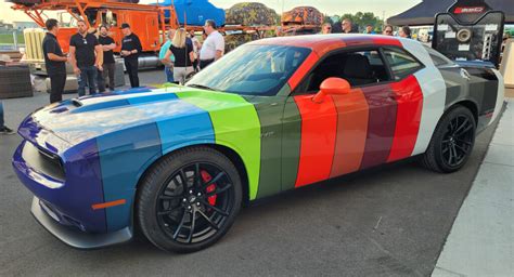 Dodge Challenger To Get Limited Run Multicolor Wrap That Showcases All