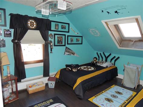 18 Unique Hockey Bedroom Design Ideas For Teenage Guys