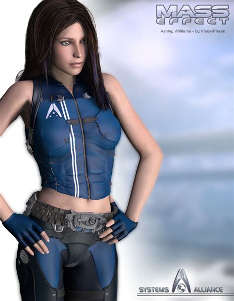 Ashley Williams By Visualphase On Deviantart Mass Effect Universe