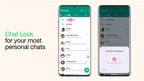 whatsapp brings chat lock for individual chat threads to android sammobile