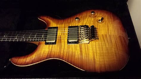 Carvin Ct624 Ct624c Ct6 Amazing Flame Top Floyd Rose With Reverb