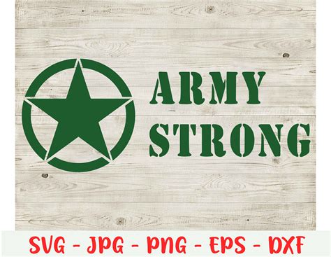 Army Strong Svg Star Logo Svg America Svg United State Svg Etsy