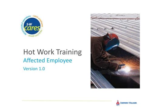 Hot Work Affected Training Ppt