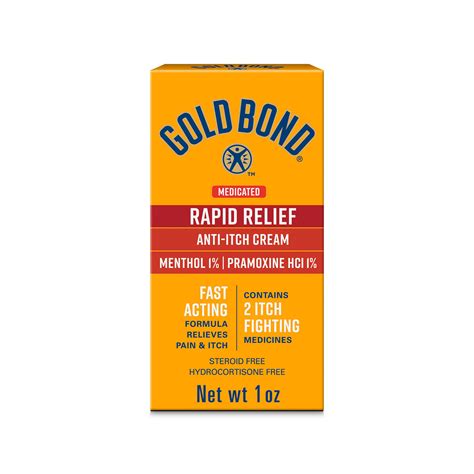 Gold Bond Medicated Rapid Relief Maximum Strength Anti Itch Cream