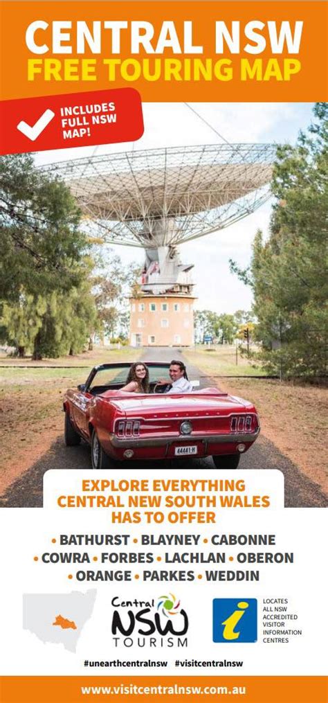 Regional Touring Map Now Available Arts And Culture Maps For Central Nsw