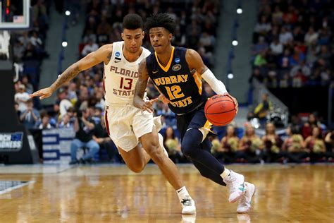 Ja Morant Murray Murray State Plays Florida State In The Second Round