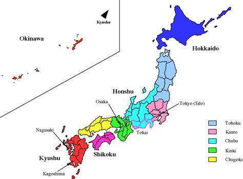 Elevation map of japan with roads and cities. Printable Map of Political Physical Maps Of Japan, Maps ...