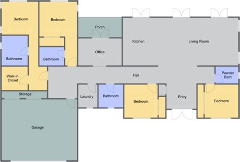 2d Floor Plans With Colors Or Materials Roomsketcher Help Center