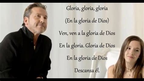 Ricardo Montaner Ft Evaluna Montaner La Gloria De Dios Letra Youtube