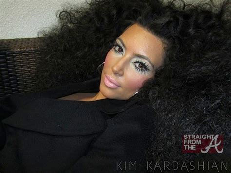 Kim Kardashian Kinda Sorta Does “blackface” Photos Straight From