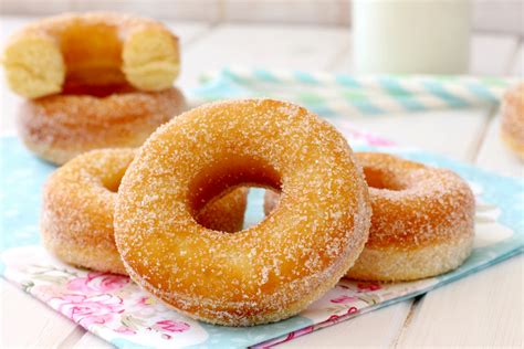 Donas Caseras Con Azúcar O Donuts Clásicos Recetas Fáciles Y Caseras