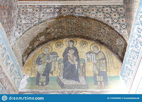 Mosaico En El Museo De Hagia Sophia Ciudad De Estambul Turqu A Foto
