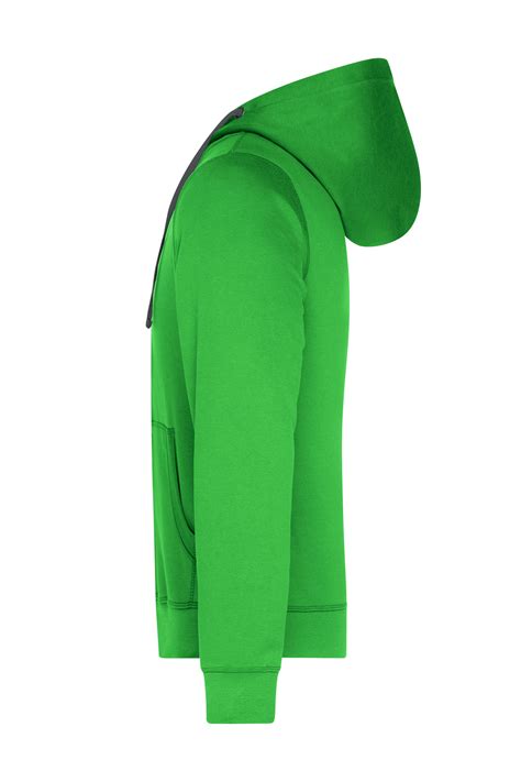 Men Men's Hooded Jacket Green/carbon-Daiber