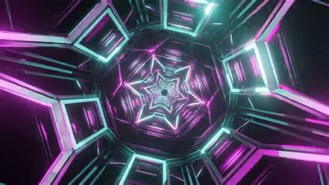 Abstract Background Video 4k Pink Teal Metallic Wireframe Vj Loop Neon