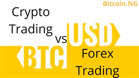 Just like the internet, it is difficult to regulate cryptocurrencies. Bitcoin Trading vs Forex Trading: Which is Better ...