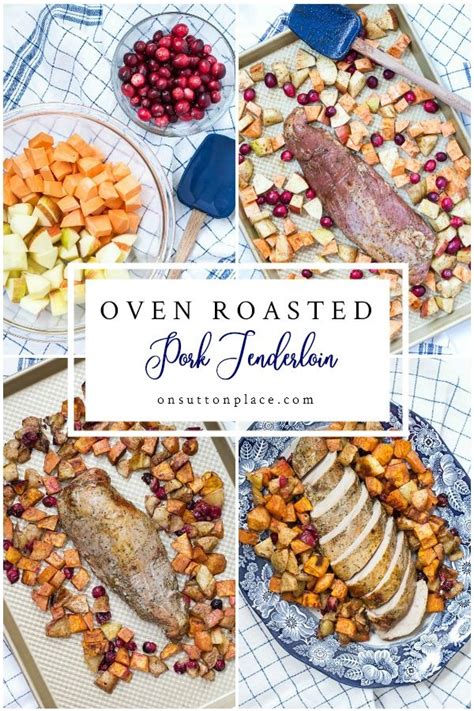 Cook until tender, about 20 minutes. Easy and quick sheet pan oven roasted pork tenderloin for ...