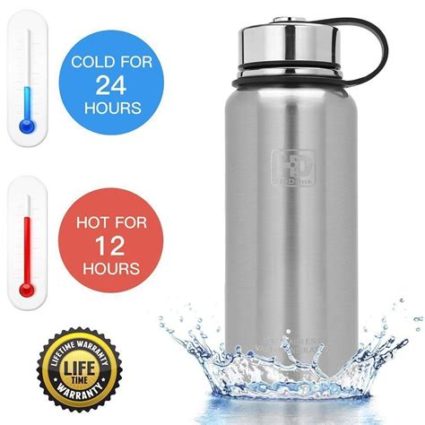 frabble8 double wall vacuum insulated stainless steel sports traveller flask 800ml thermos