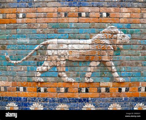 Mesopotamian Lion Pergamon Museum Pergamonmuseum Museum Island