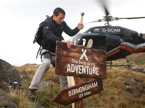 Bear Grylls Adventure Tv Star Unveils New Million Attraction Set