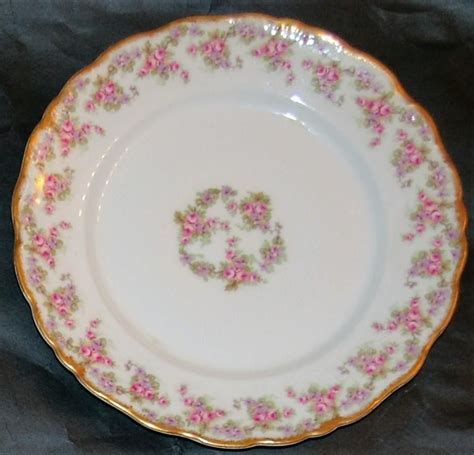 These factors will change depending on the period in which they were produced. Limoges Roses With Violets Scalloped Dinner Plates (With ...