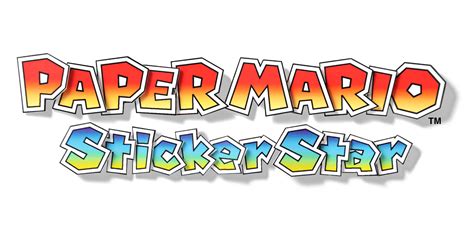 Paper Mario Sticker Star Logo