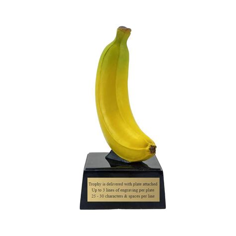 Banana Trophy Top Banana Award Great School Corporate Etsy In 2022