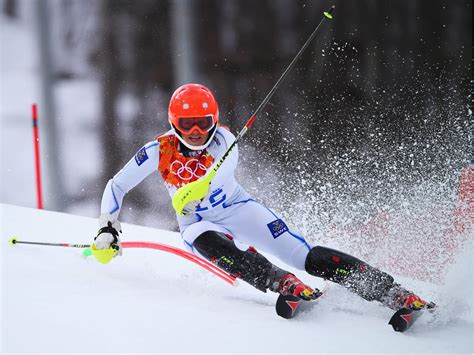 Sochi 2014 Day 4 Alpine Skiing Womens Super Combined Slalom Sara