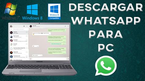Descargar Whatsapp Para Pc Windows 7 Como Descargar Whatsapp Para Pc