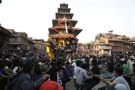 Bisket Jatra Kicks Off In Bhaktapur With Photos