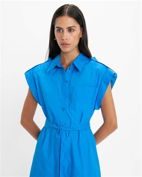 Column Cotton Shirt Dress Buy Dresses Online Cue