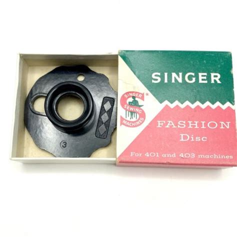 Singer Top Hat Fashion Disc Cam 3 For 401 403 And 500 600 Series Sewing Machines Ebay