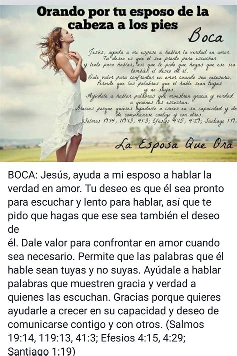 Pin De Leticia Rivas En Dios Oracion Para Mi Esposo Bendiciones